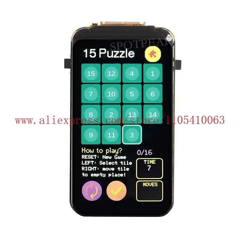 ESP32 C6 development board 1.47 inch LCD display 172x320 with RGB light SD slot