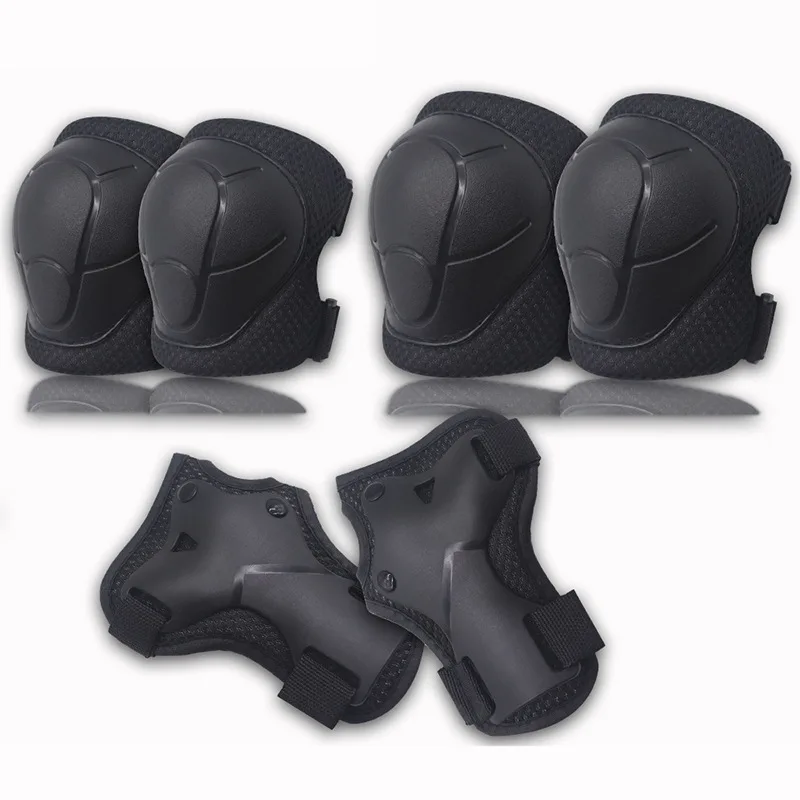 

6Pcs/set Protective Gear Set Skating Helmet Knee Pads Elbow Pad Wrist Hand Protector for Kids Adult Cycling Roller Rock Climbing