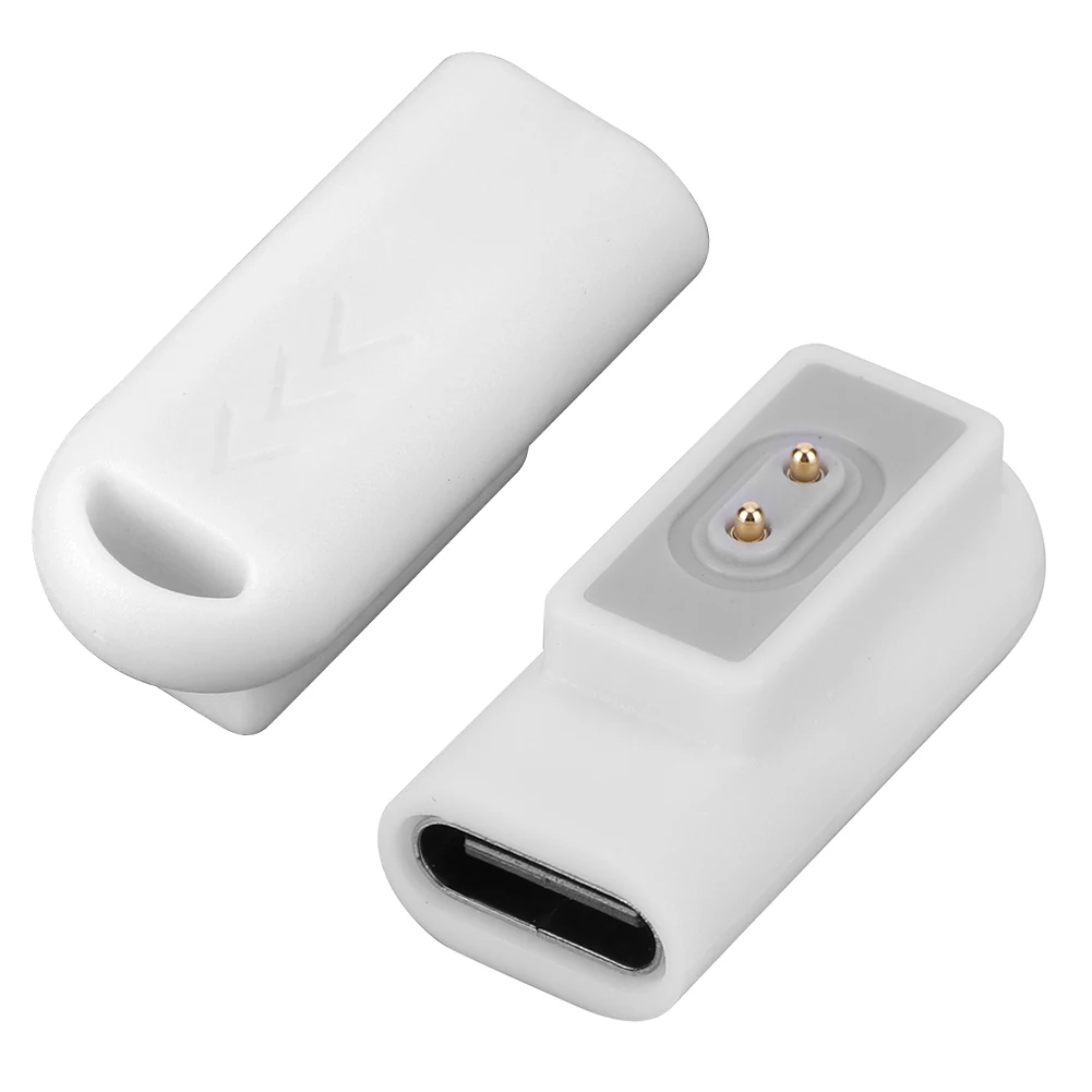 USB C أنثى إلى لساعة Xiaomi/Redmi شاحن نوع C محول 90 درجة بزاوية مهايئ شاحن مغناطيسي لشاومي Mi Band 8 Pro