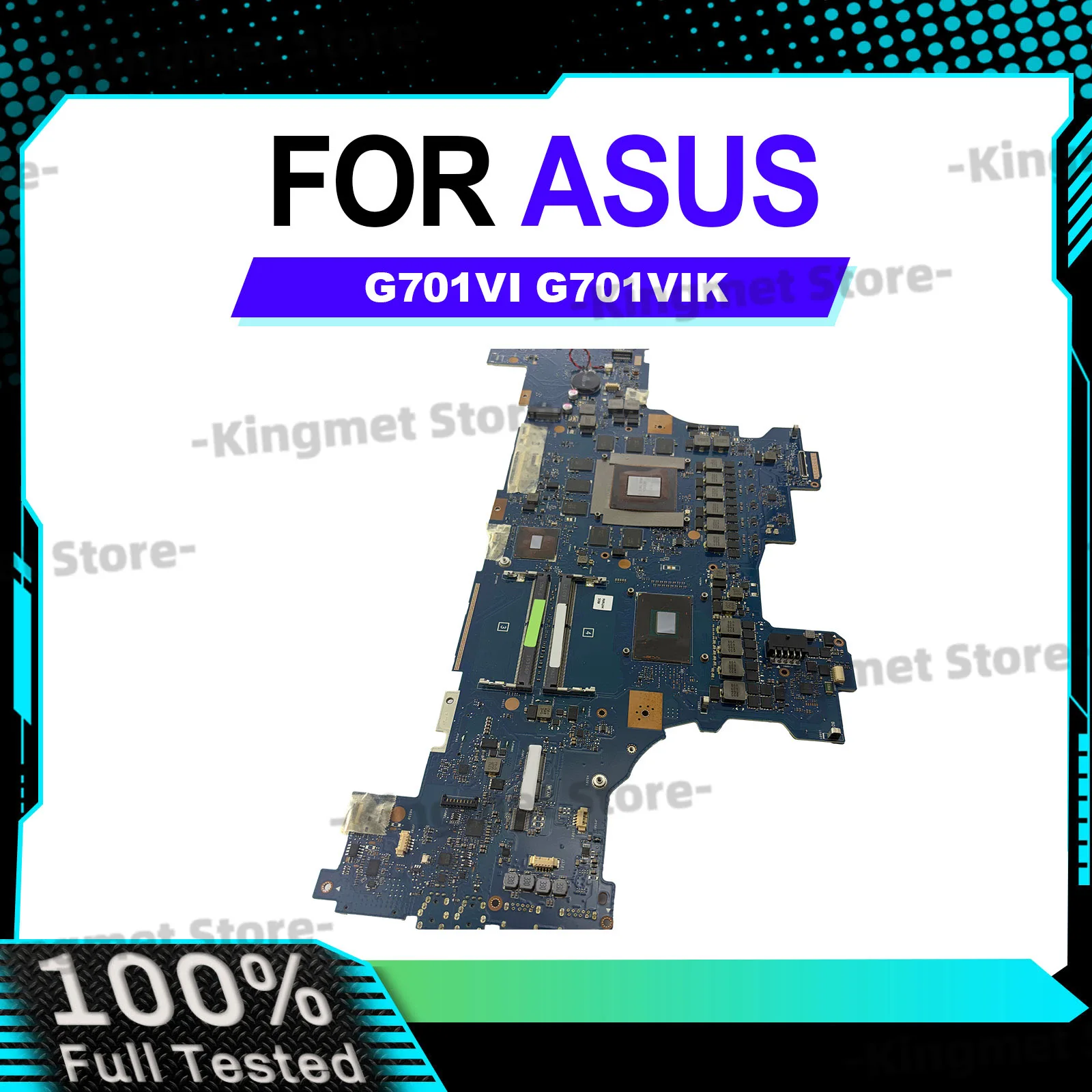 G701VI Laptop Motherboard For ASUS ROG G701V G701VI G701VIK Notebook Mainboard With I5 I7 CPU 100% tests OK fast shipping stk