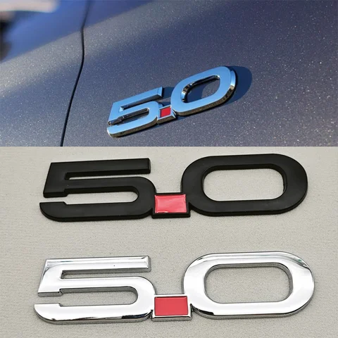3D Metall Bilstyling GT350 SHELBY 5.0 Klistermärke Skärm Sidomärke Bakre Bagage Emblem För Ford Mustang GT500 GT350 Etc Tillbehör 10 best sales Shelby GT500 tillbehör - №9