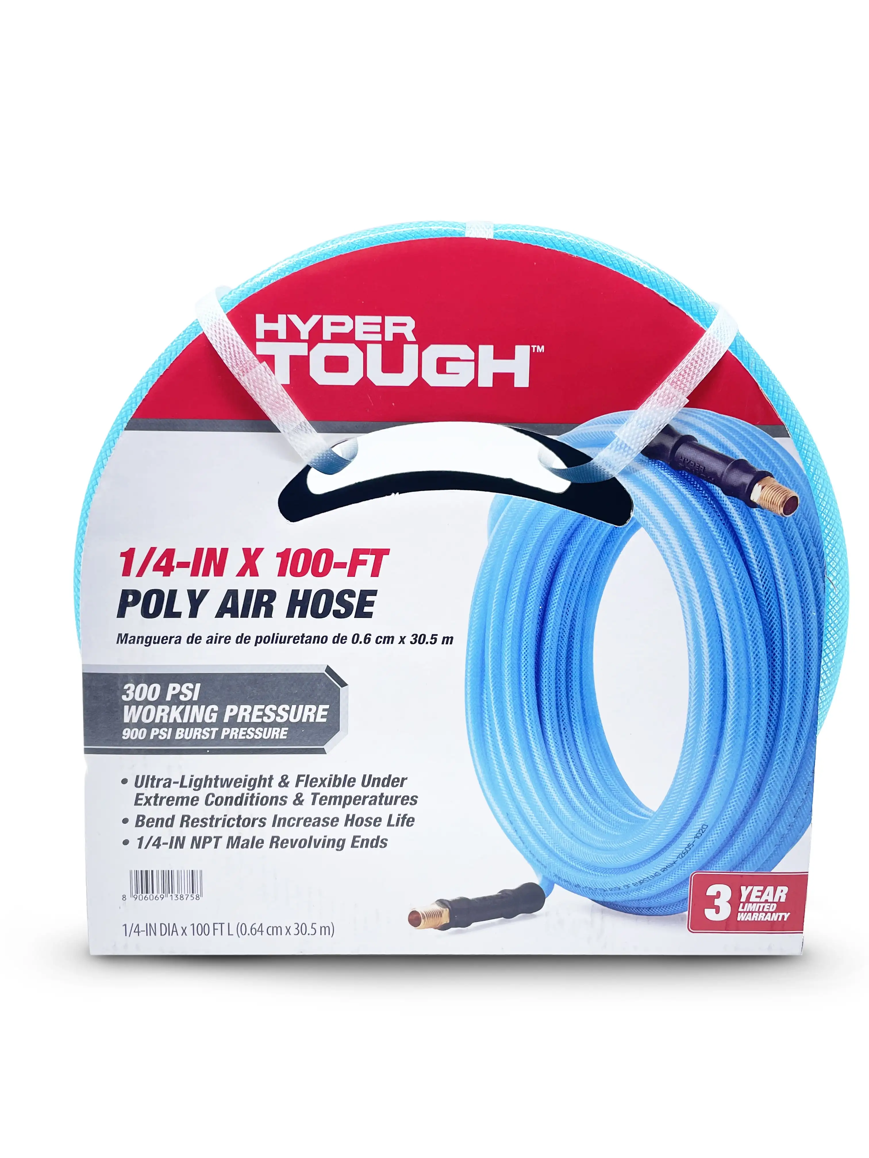 

Polyurethane - 1/4X100' Bulk Air Hose