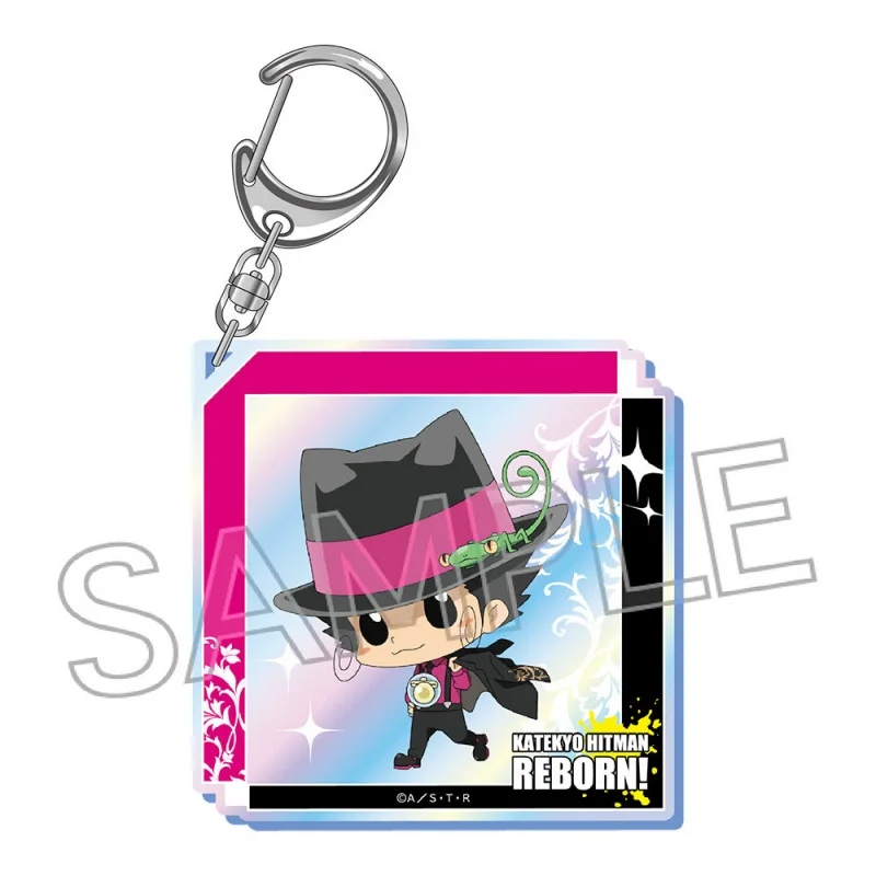 Katekyō Hitman Reborn! Anime Character Figure Acrylic Keychain Lightweight Bag Pendant Fashion Decor Collectible Present