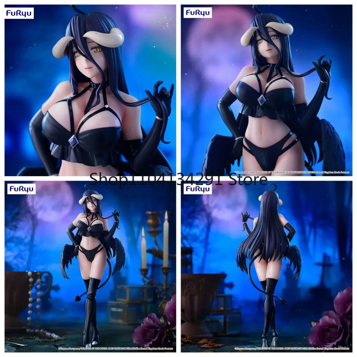 

Оригинальная фигурка Furyu Bicute Dark Overlord Albedo, аниме, модель из ПВХ, украшение, оригинальные коллекционные игрушки, подарок на день рождения