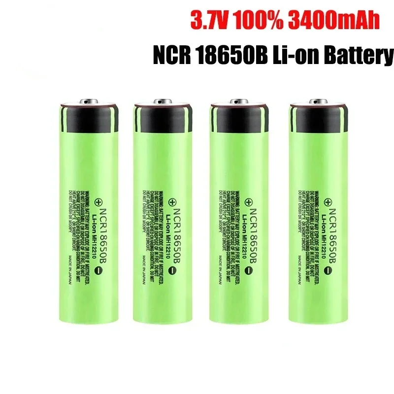 2024New Original NCR18650B 3.7V 3400mah 18650 Lithium Rechargeable Battery For Flashlight Toy Car Camera batteries Charge Batte