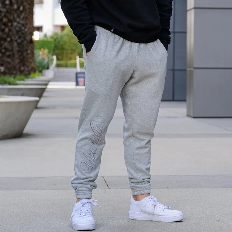 Men\'s Sweatpants American Style Sports Fitness Cotton Embroidery Casual Pants Jogger Gym Running Training Pants Sports Pants man