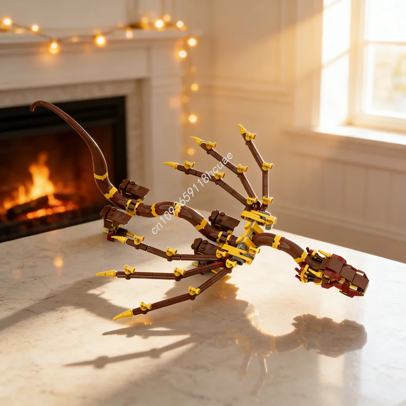 

427pcs MOC Castle Oriental Stye Dragon Model Building Blocks Architecture DIY Creative Idea Christmas Gifts Toy Education Brick