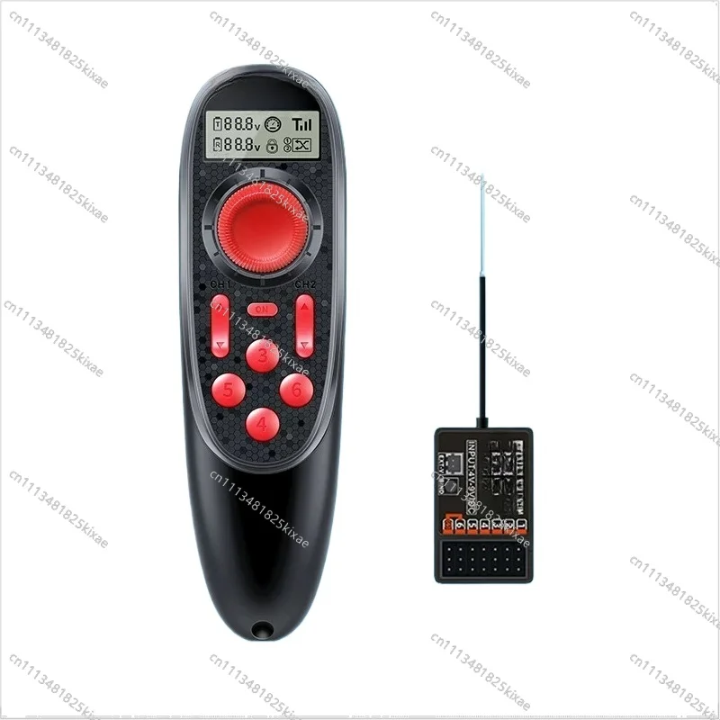 For DS-600 Net Boat Remote Control 2.4G Six-channel Nesting Boat Fishing with Fixed Speed Remote Control