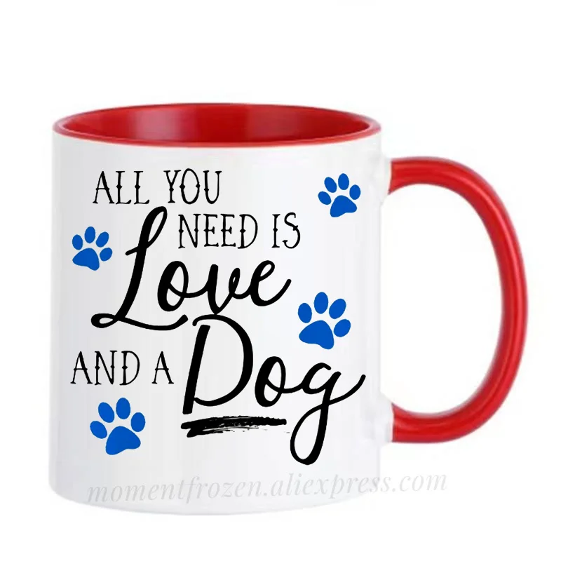 Dog Cups Wife Husband Couples Coffee Mugs Tea Mugen Valentines Gifts Home Decal Milk Tableware Coffeeware Teaware Beer Drinkware