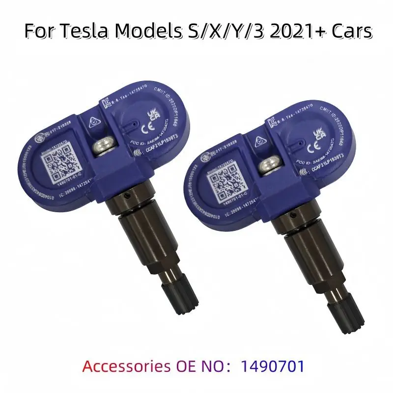 1/4PCS TPMS 타이어 공기압 센서 149070101B 149070101C 1490701-01-B 1490701-01-C 테슬라 모델 3 S X Y 호환
