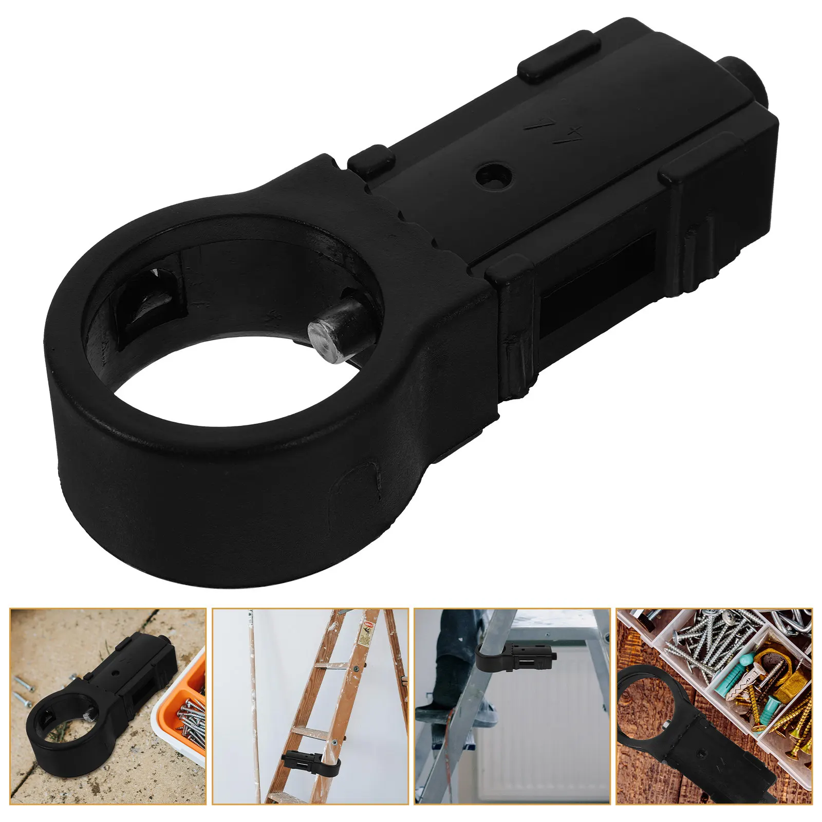 Black Ladder Ring Sleeve Universal Replacement For Extension Folding A-Frame Ladders Plastic Repairing Parts Building