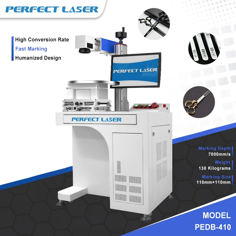 For Perfect Laser High Hard Alloy Oxide ABS Fiber Laser Marker Engraver New DXF Moving Table for Carving Engraving Machine