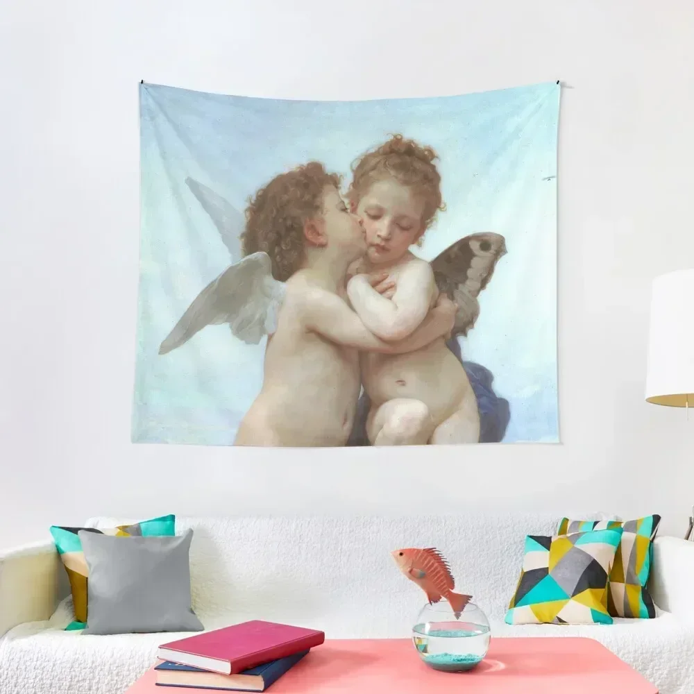 

First Kiss Angels Tapestry House Decor Room Decoration Accessories Room Decorating Aesthetic Tapestry