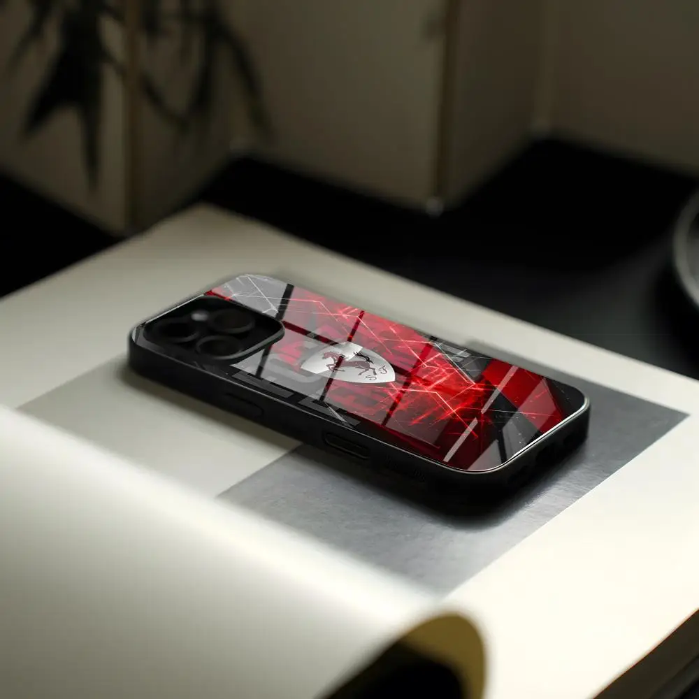 Luxury FerrariEs Sports Car Phone Case Glass For IPhone17 Child Air 16 15 17 14 Pro Max 13 12 11 X XS XR Plus For Samsung S 26 2 - view 6