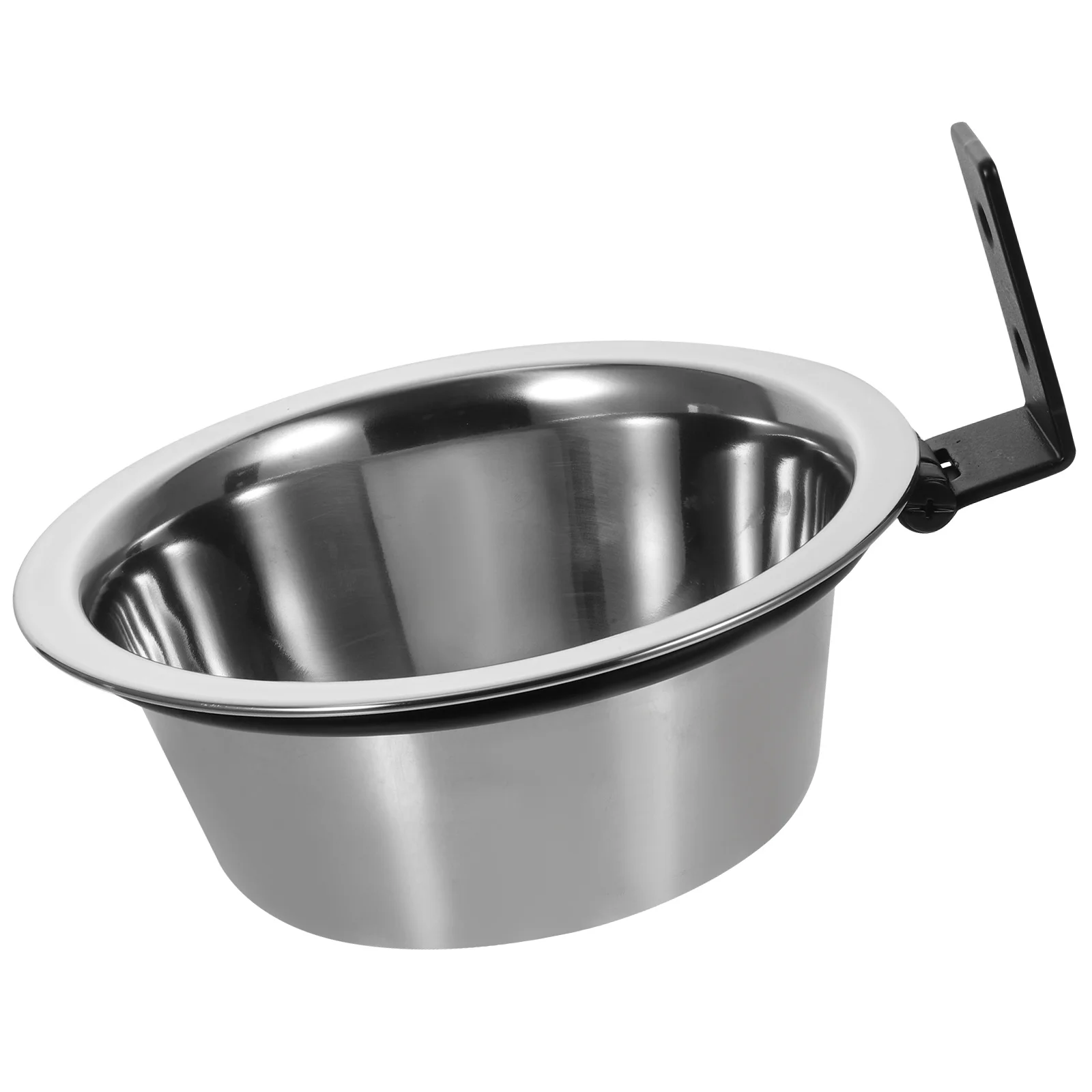 

1Set Wall Mounted Dog Bowl Elevated Pet Food Water Container Contemporary Design Durable Stainless Steel Raised Dog Bowl
