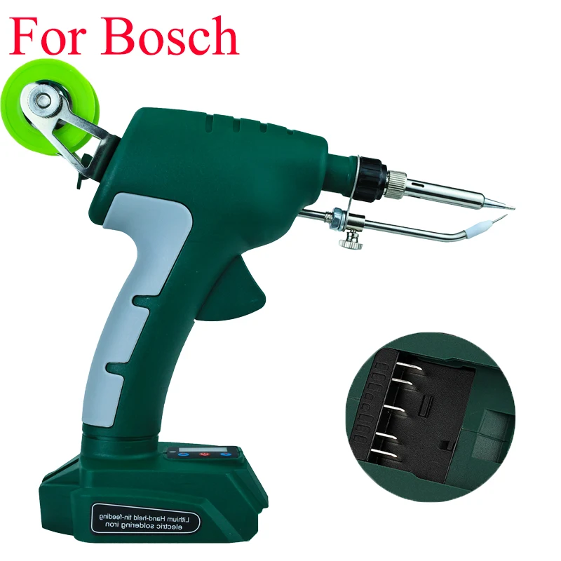 

75W Cordless Soldering Iron Kit Automatic Tin Feed Soldering Iron Gun for Bosch 18V 20V Lithium Batteries Quick Soldering Tools