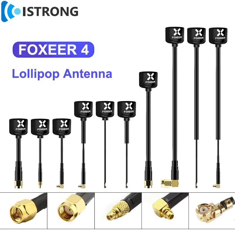 FOXEER 5.8G FPV Lollipop Antenna RHCP/LHCP High Gain Image Transmission Transmitter/Receiver for RC FPV Racing Drone DIY Parts