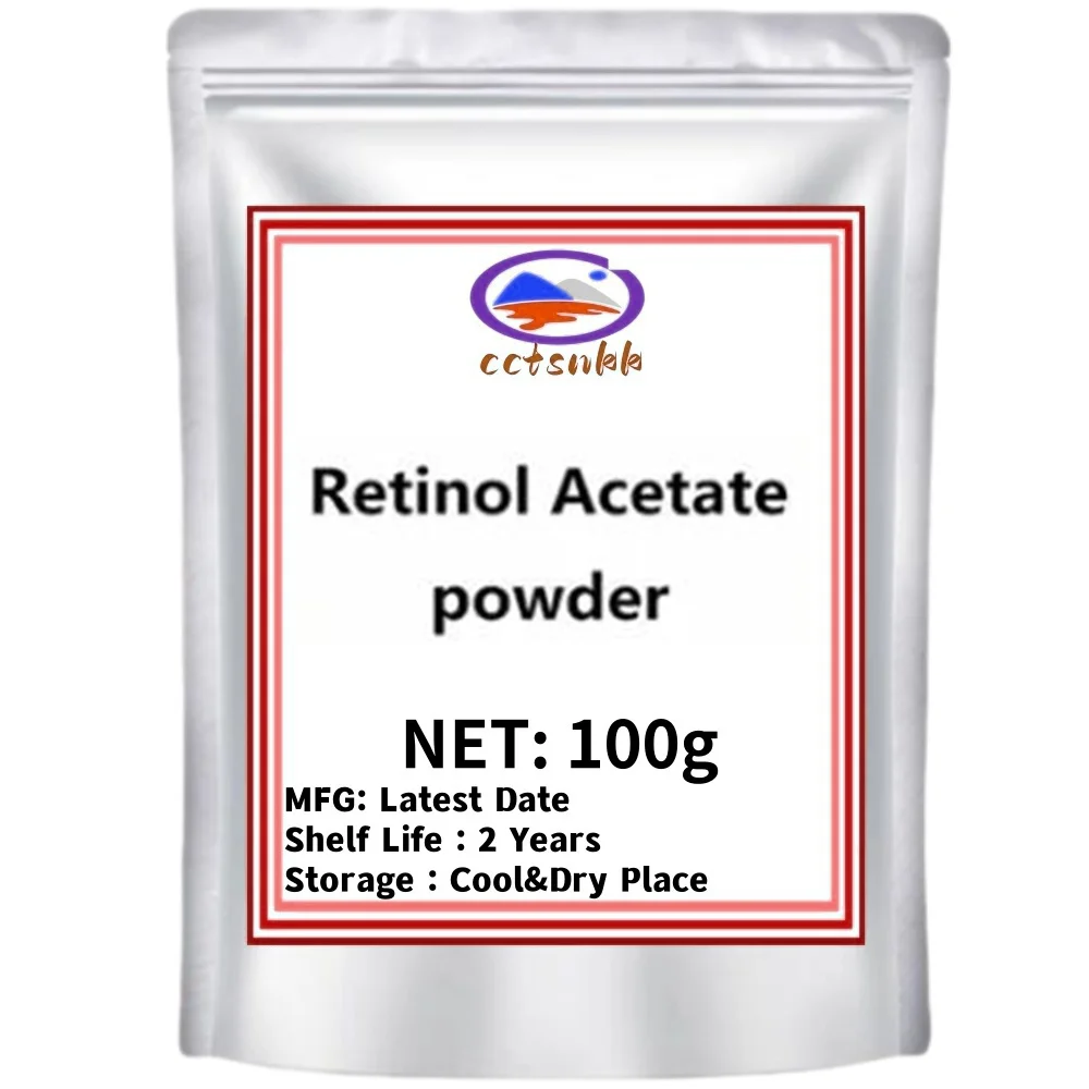 High quality Retinol Acetate Powder/Vitamin A Acetate Powder Cosmetic Raw Material free shipping