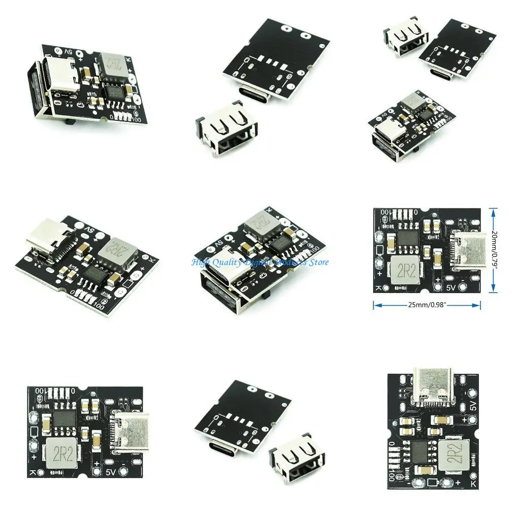 

U2JE Pack of 10 5V 2A and Discharge Integrated Module for 4.20V Lithium Battery Protective Board Accessory