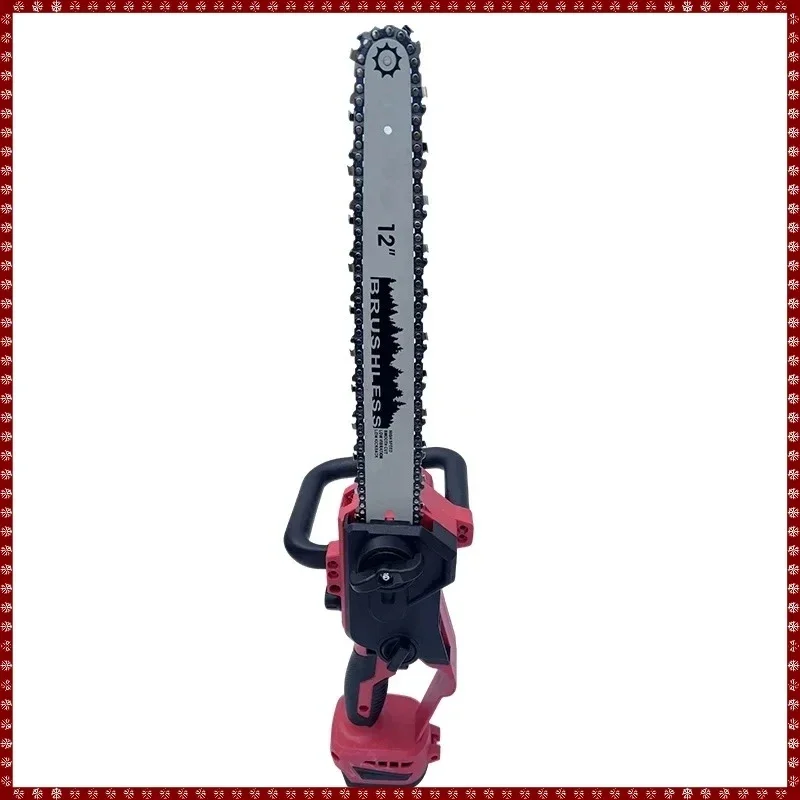 VES 12IN Brushless GardenTrimming Electric Chain Saw Cordless Wood Cutting Electric Saw For Milwaukee 18V 20V Battery Pin
