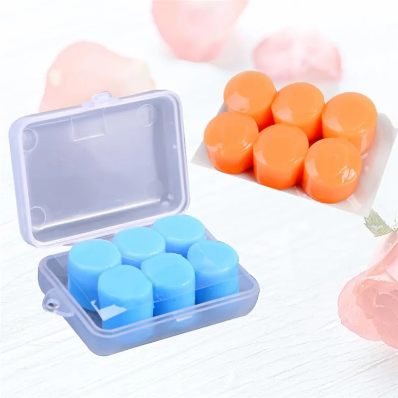 سدادات أذن مقاومة للماء من نوع طين السيليكون الصغيرة اللطيفة من ABHS للسباحة في الاستحمام، تصميم مرن ومتين