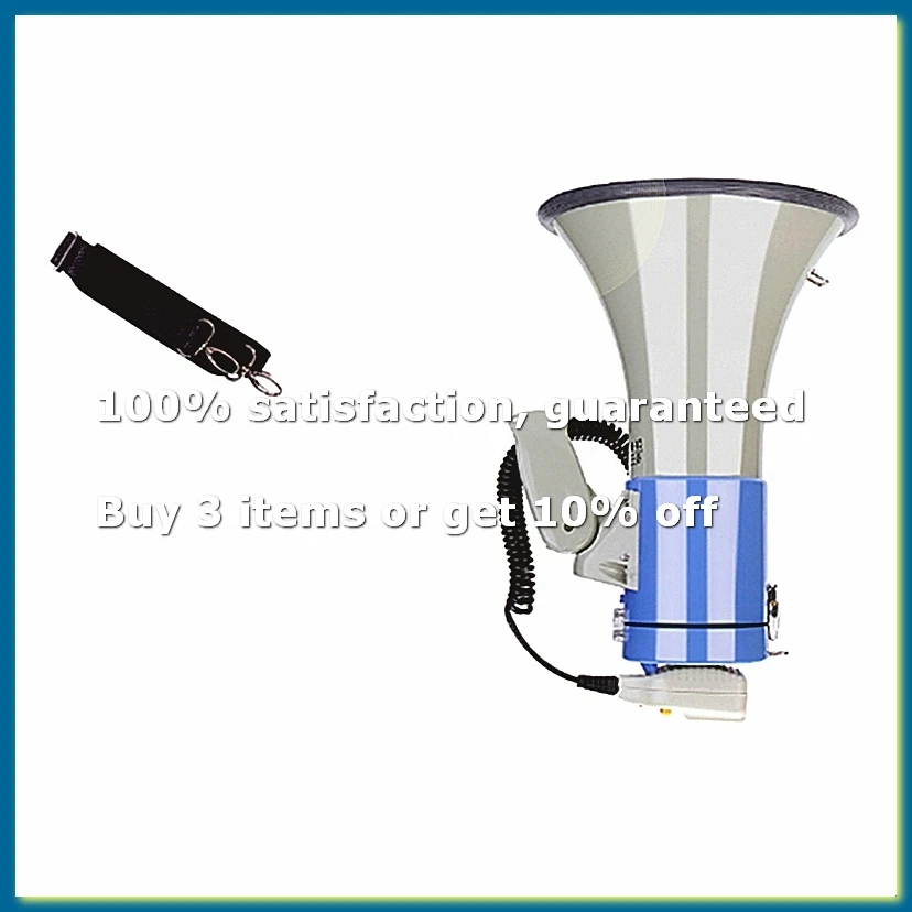 ●Outdoor Handheld Speaker Booth 50W High Power Recordable Loudspeaker Tweeter