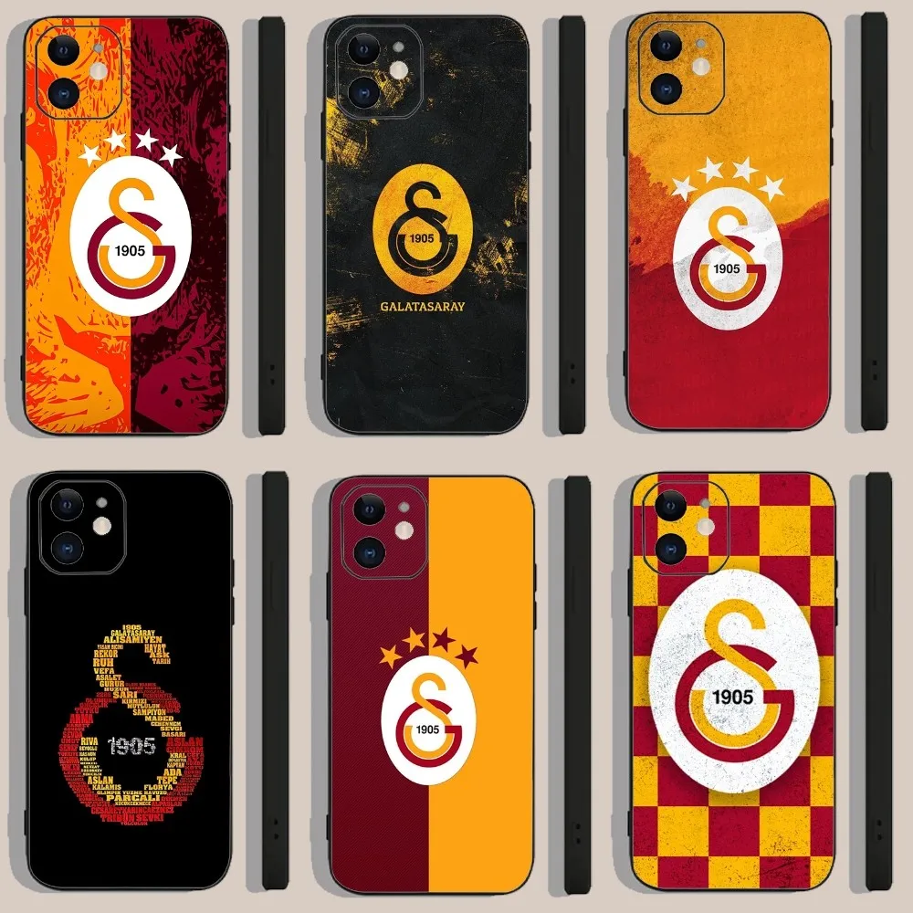 G-Galatasaray 1905s Phone Case For Iphone 15 11 13 14 16 Pro Max 7 8 Plus X Xr Xs Max 12mini Black Shell Cover Case