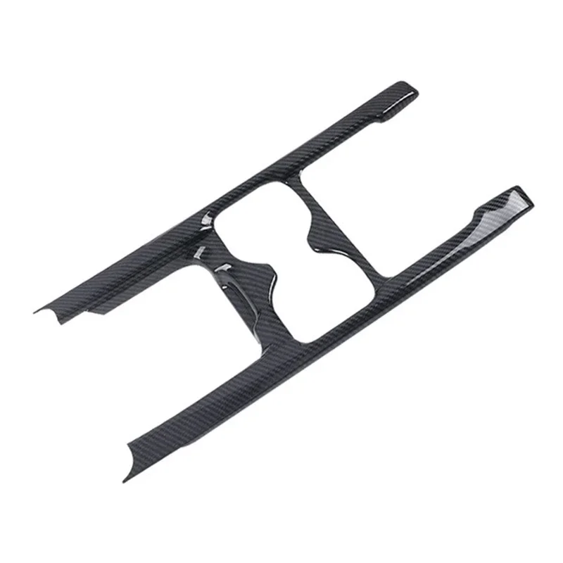 For Honda CRV CR-V 2021 2022 5th ABS Carbon Hybrid Car Front Row Water Cup Holder Panel Decoration Cover Frame Trim Accessories view 6
