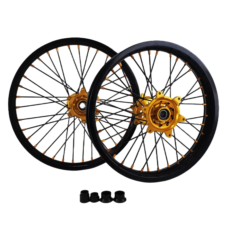 

High Strength 7050T Motorcycle Wheels Motocross Enduro Wheels Set Fit KTM Yamaha YZ/YZF