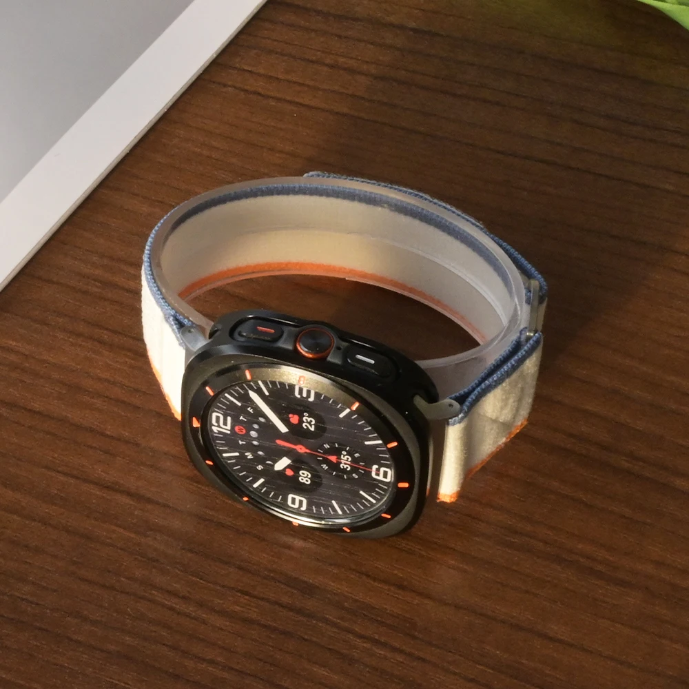 Correa deportiva de nailon para Samsung Galaxy Watch 8, correa clásica de 46mm, pulsera con bucle de viaje de 40mm y 44mm, Galaxy Ultra 2025