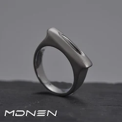 2024 New Geometric Ring Alloy Cyberpunk Style Men's And Women's Jewelry Party Gift