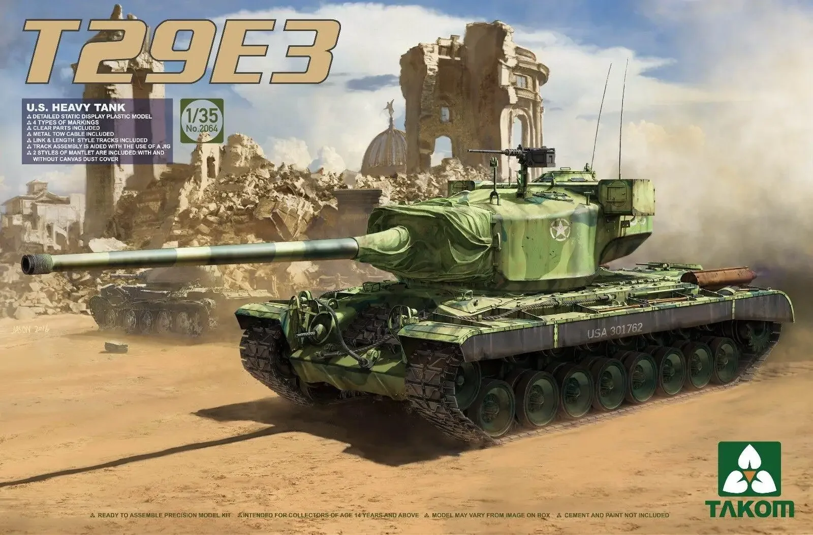 

Takom 2064 1/35 US Heavy Tank T-29E3 Plastic Model Kit