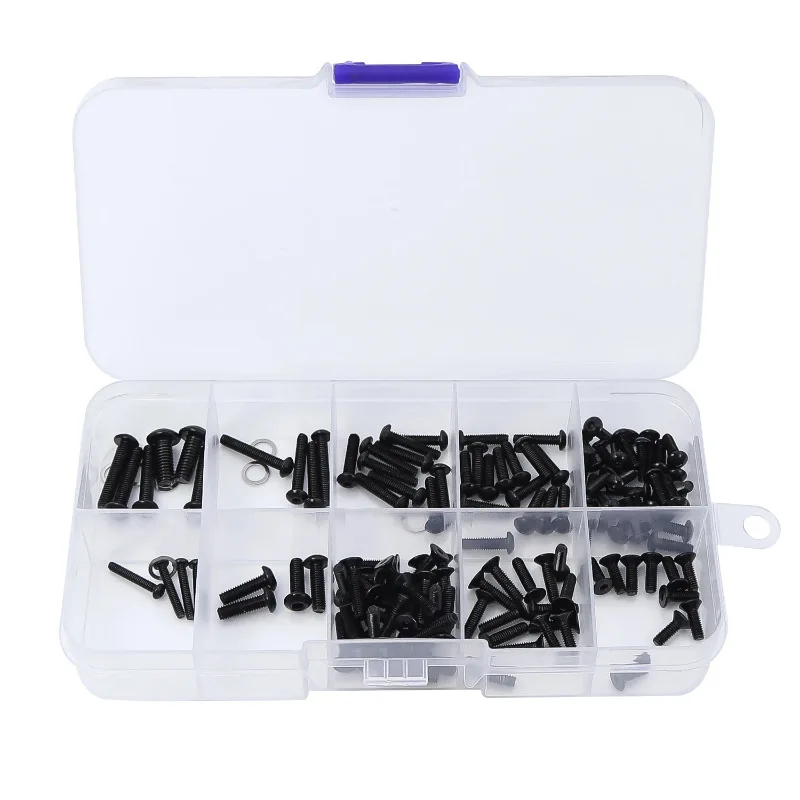 MJX 1/14 1/16 Hex Screw Kit Box for 14209 14210 H16 16207 16208 RC Car Upgrade Spare Parts Repair Accessory Set Hardware Tools