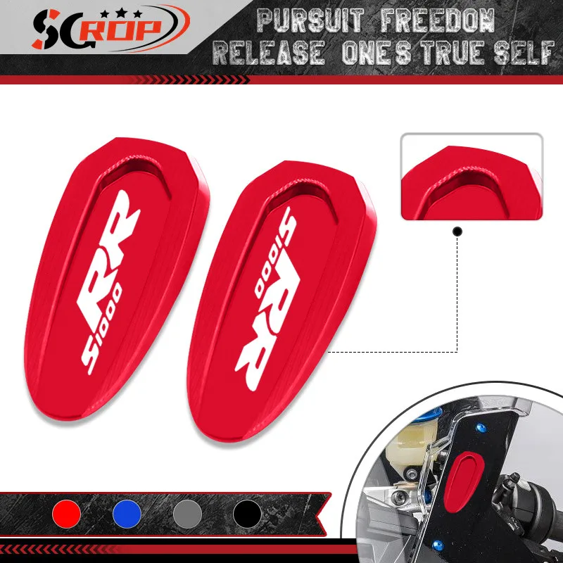 s1000rr m1000rr 2024 Mirror Eliminators Caps For BMW S1000RR 20-24 M1000RR 22-24 Motorcycle Windscreen Driven Mirror Hole Covers