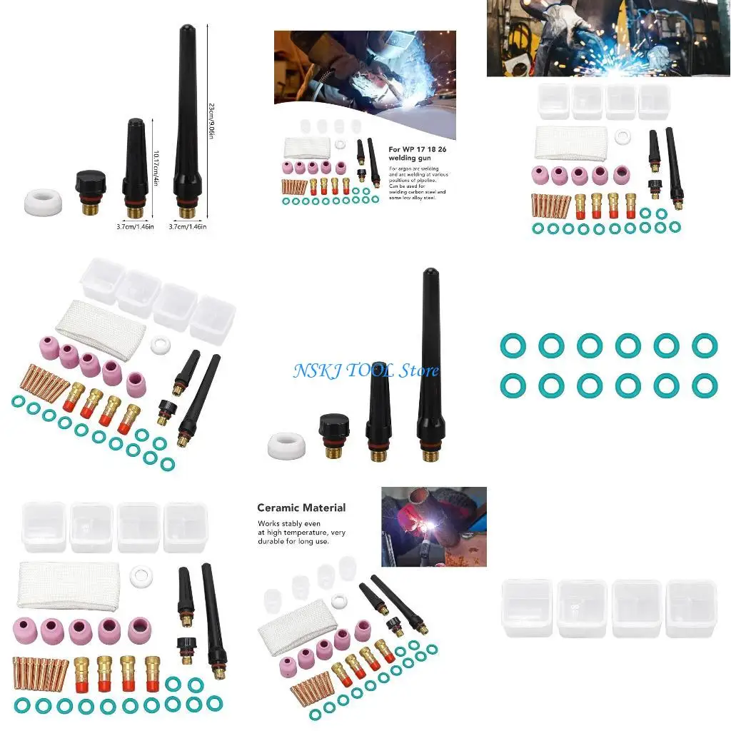 

L8RC Easy to Install TIG Welding Accessory Set Work Efficiency with WP17 18 26 Torch