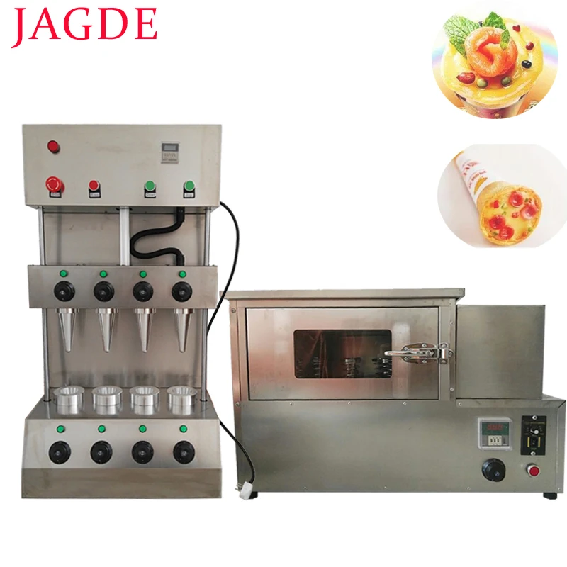 Pizza Cone Molding Machine Ice Cream Cone Making Machine Snack Sweet Pizza Cone Machines