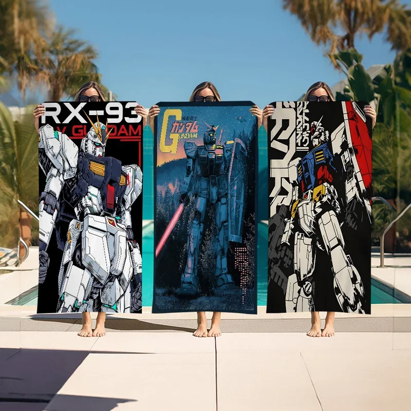 

M-Mobile S-Suit G-Gundam полотенце из микрофибры пляжное полотенце абсорбирующее быстросохнущее мягкое полотенце для йоги, пляжа, горного скалолазания