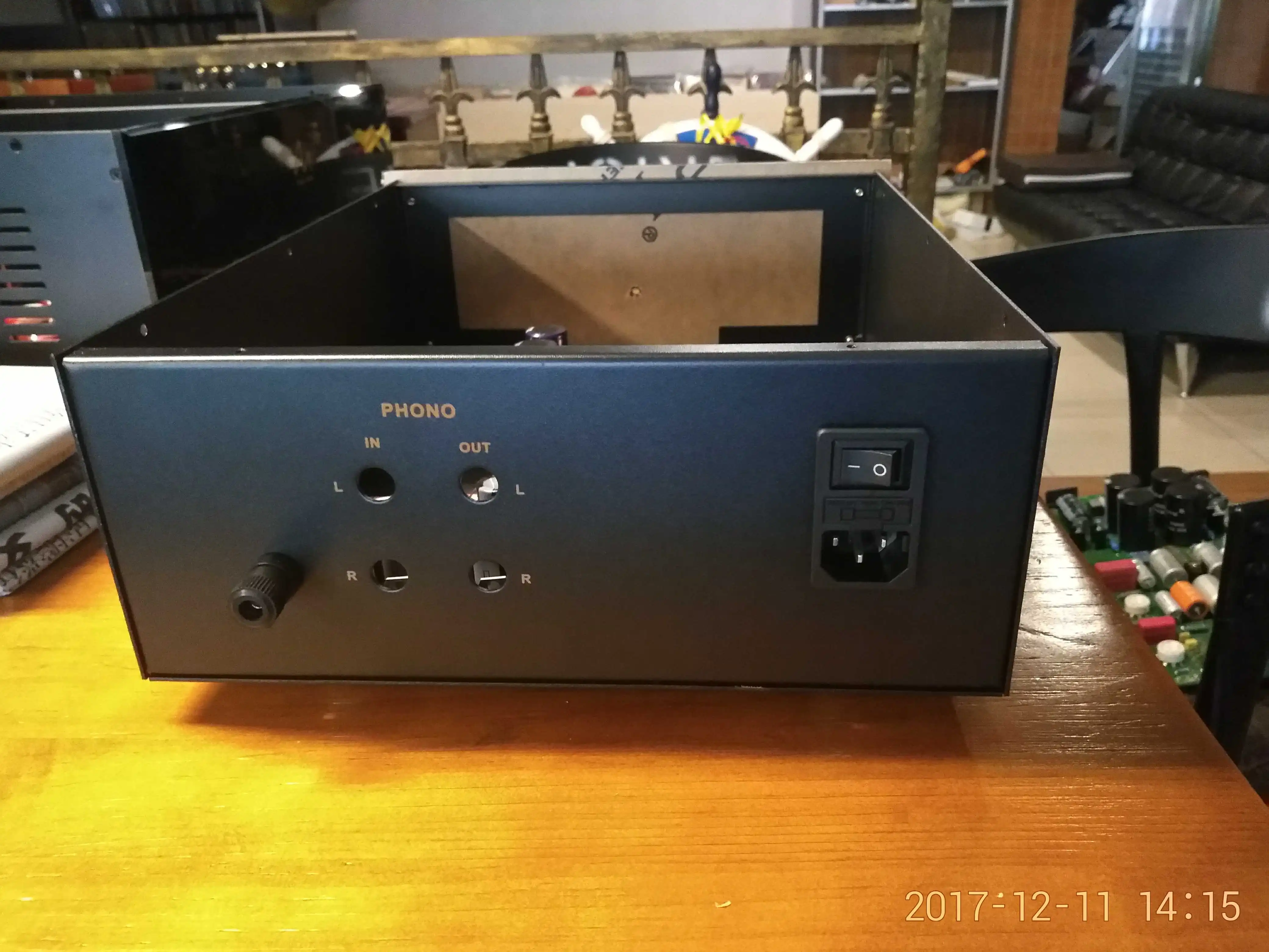 AN phono preamplifier DIY chassis Aluminum panel iron body hifi amplifier install housing box 300*120*330mm