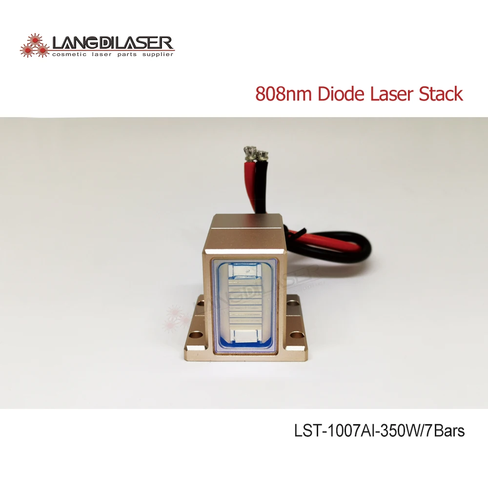 LST-1007AI Marco-channel Diode Laser Stack / Output Power 350W / Total 7 bars Assemble / Guanantee 10 Million Times Shooting