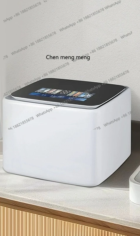 غسالة جديدة من نوع الزر، ماكينة تنظيف ذكية صغيرة أوتوماتيكية بالكامل