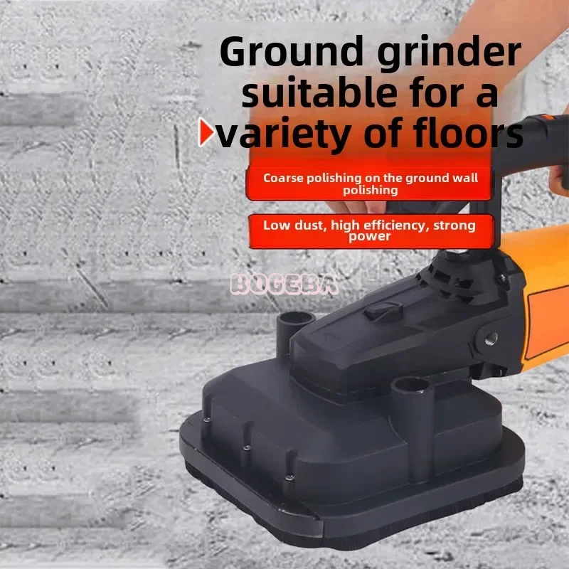 3800W Wall Grinding Machine Handheld Four-wheeled rough Dust-free Plasterer with Extension Rod walls concrete floors Polish tool