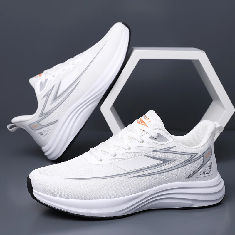 

2025 Новая модель мужской сетчатой обуви, противоскользящая, износостойкая, дышащая повседневная спортивная обувь, уличные кроссовки