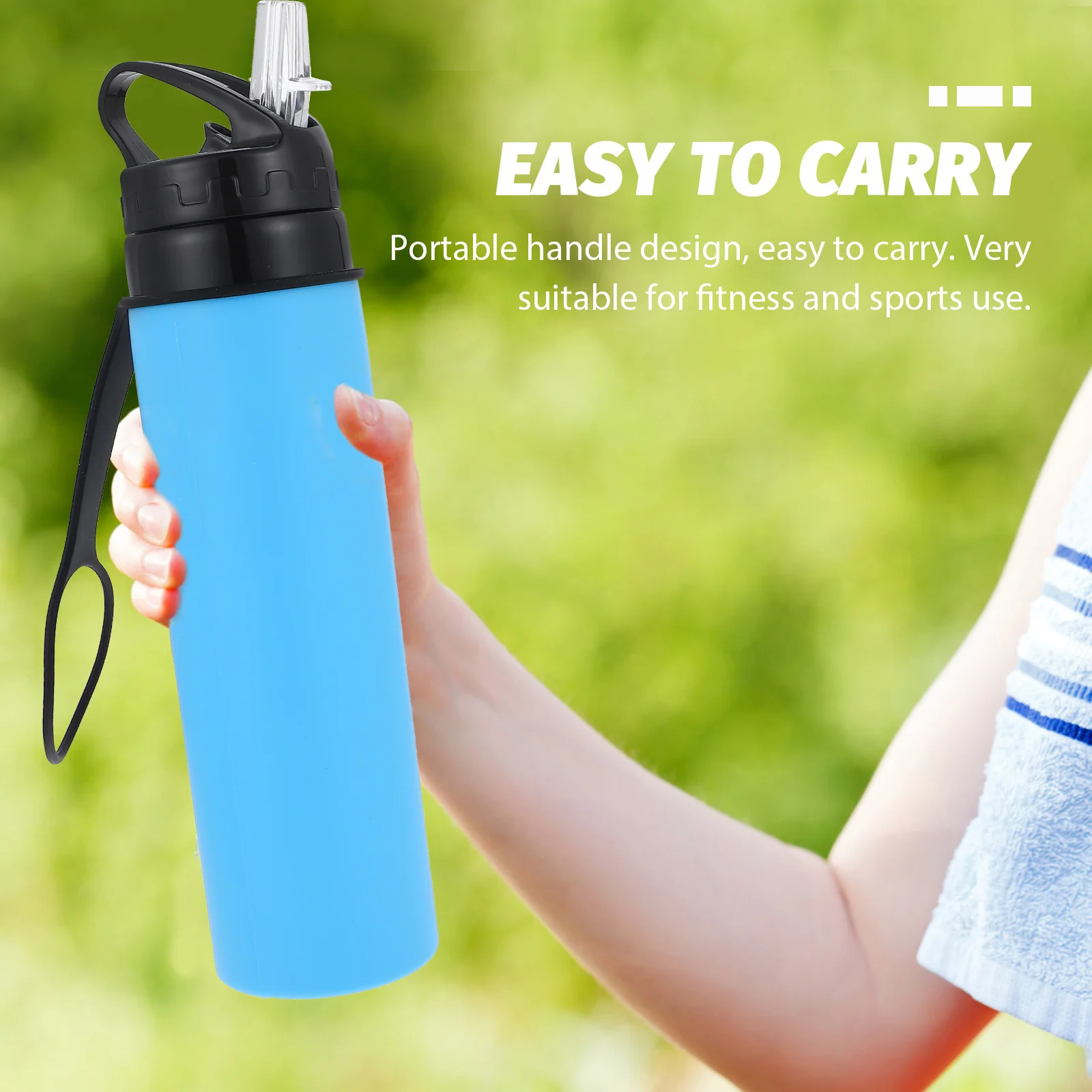 

Sports Water Bottle Large Capacity Portable Fitness Container Leakproof Outdoor Hiking Camping Travel Lightweight