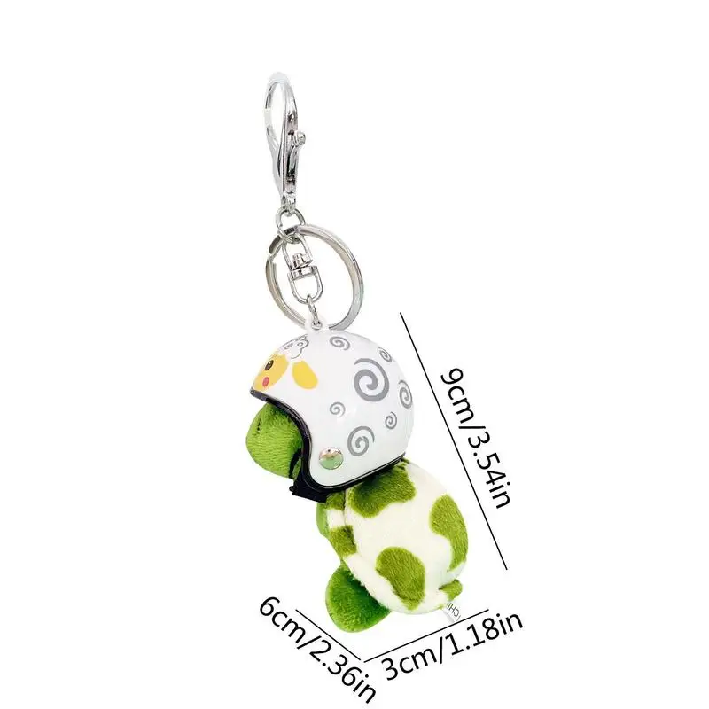 Cute Cartoon Little Turtle Soft Plush Doll Keychain Tortoise Bag Pendant Kids Toys Car Keyrings Men Women Animal Keychain