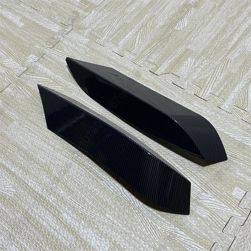 Black Car Front Bumper Lip Side Splitter Canards Spoiler For BMW 3 4 Series M3 M4 F80 F81 F82 F83 2013-2020 Fog Lamp Grill Trim