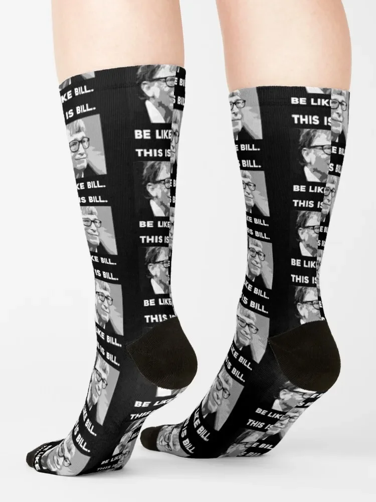 Bill Gates-das ist Rechnung, sei wie Bill Socken HipHop Valentinstag Geschenk ideen Christmass Geschenk Frau Socken Männer