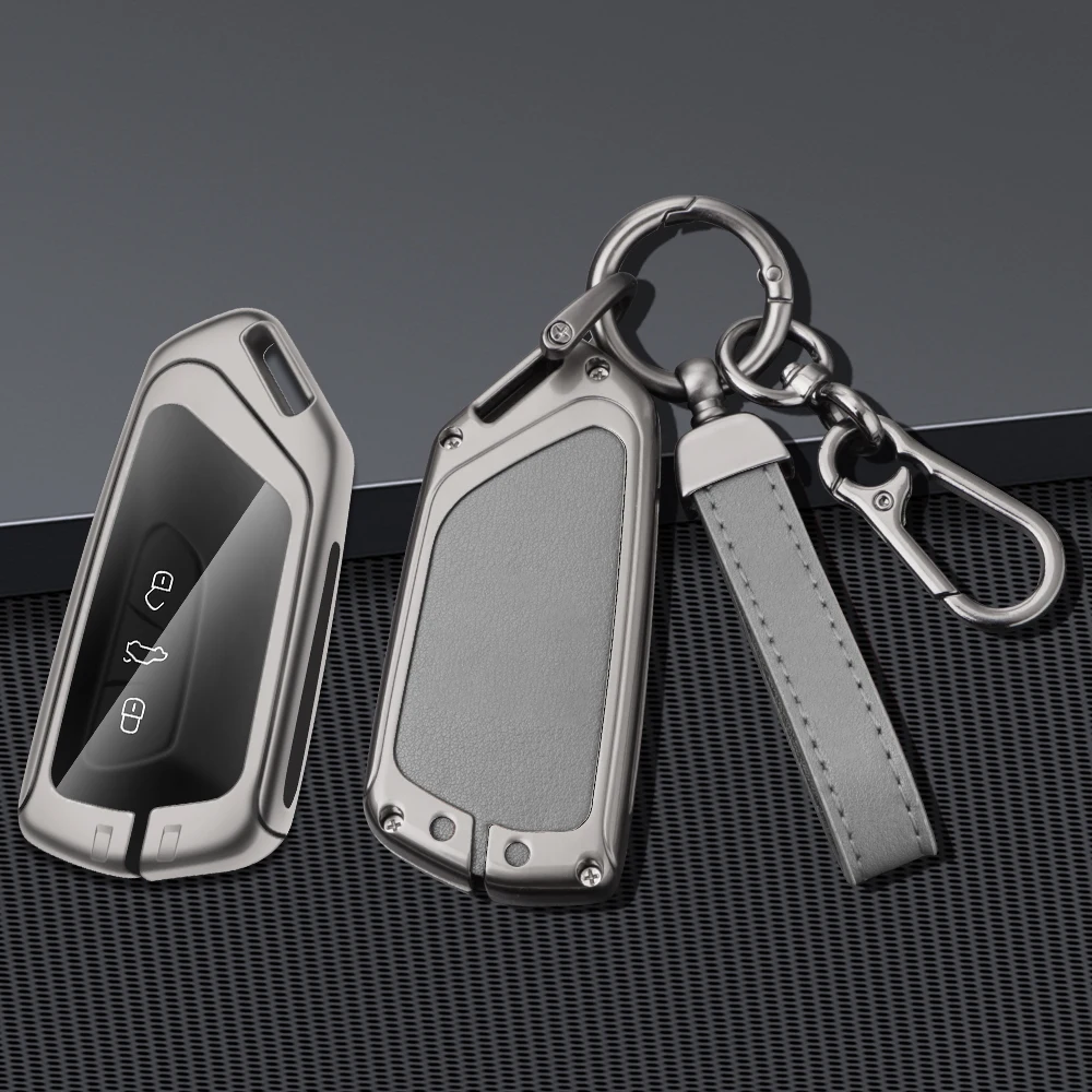 

Zinc Alloy Car Key Case Cover for VW Volkswagen Golf 8 MK8 ID3 ID4 Cupra Skoda Octavia A8 SEAT Leon MK4 Formentor Tarraco