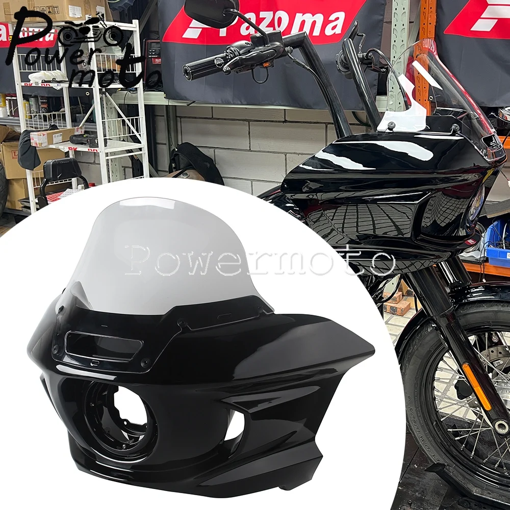 

Обтекатель фар мотоцикла с опорным кронштейном для Harley Softail S FXLRS FXLR FXST FXBB FXBBS 2018-2025, передняя крышка капота, защита