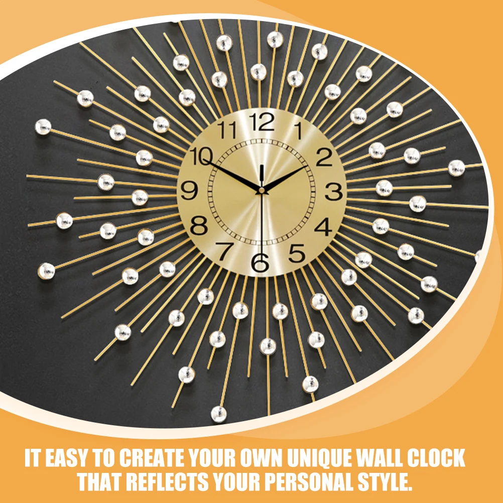 

Round Aluminum Dial Replacement for Wall Clocks DIY Clock Dial Plate Smooth Surface Modern Style Clock Accessories