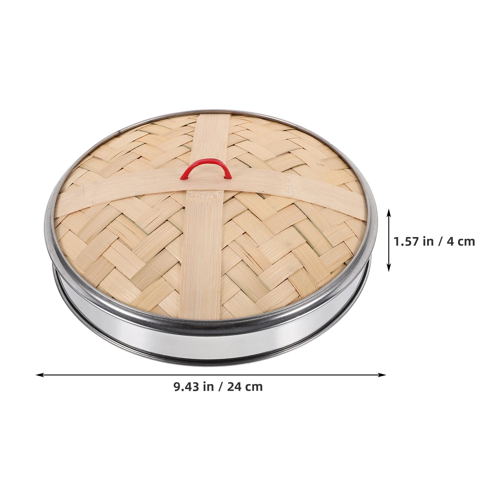 

1pc Premium Bamboo Steamer Cover Replacement For Food Steaming Pot Stain Resistant Lid For Chinese Dumpling Bun Steamer